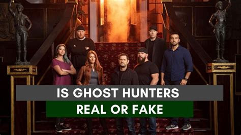 ghost hunters fake|was ghost hunters real.